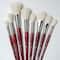 Silver Brush Limited Silver Mops™ 8 Piece Round and Oval White Brush Set